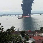 pertamina atasi kebakaran di teluk balikpapan