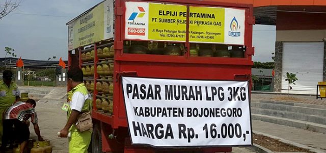 Pertamina Lakukan Operasi Pasar LPG 3Kg di Bojonegoro