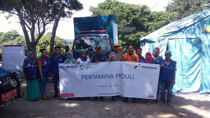 Posko Pertamina Bantu Korban KM Lestari Maju dua 09