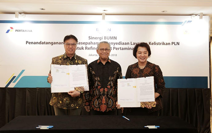 Sinergi BUMN Pertamina-PLN Hemat Rp 2,79 Triliun
