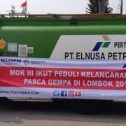 Pertamina MOR III Kirim Bantuan untuk Korban Gempa di Lombok