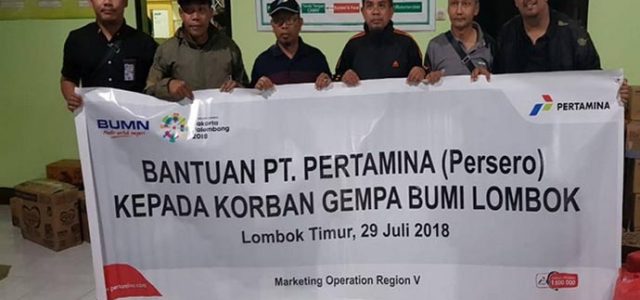Bantu Pengungsi Gempa, Posko Pertamina Salurkan LPG & BBM