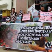 WALHI dan 36 Pengacara Gugat Ijin Lingkungan PLTA Batang Toru