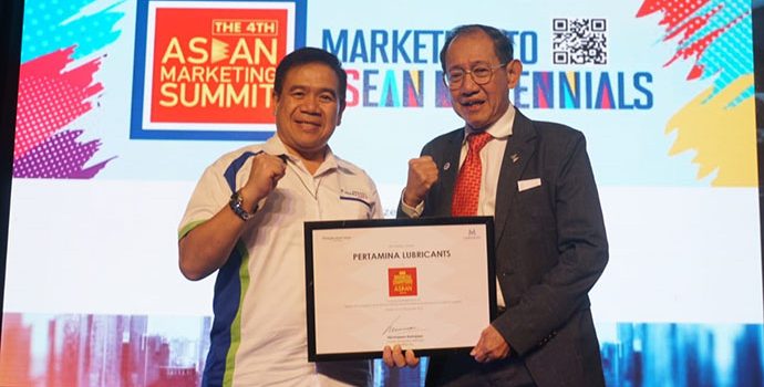 Pertamina Lubricants Raih Penghargaan di The 4th ASEAN Marketing Summit 2018