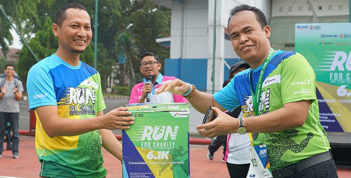 Pertamina Run For Charity 6,1 KM Bantu Pendidikan di Belawan