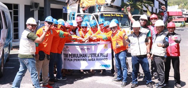 PLN Datangkan 216 Personil Tambahan ke Palu dan Donggala