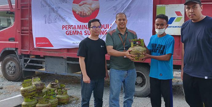 Pasokan Elpiji Pertamina Layani Operasi Pasar di Palu