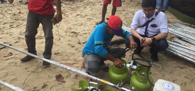 Nelayan Kecil Kota Balikpapan Terima Paket Konversi LPG