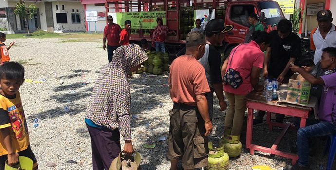 Operasi Pasar LPG Pasca Gempa Palu Jangkau 23 Lokasi