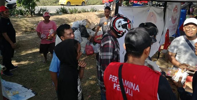 Pertamina Ajak Masyarakat Palu Bersihkan Lokasi Bencana