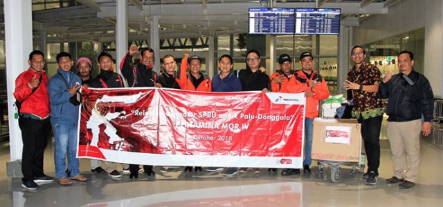 Relawan Pertamina MOR IV Siap Bantu Korban Gempa Palu