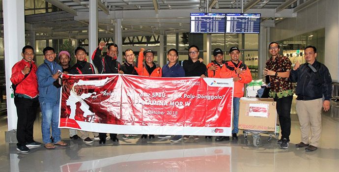 Relawan Pertamina MOR IV Siap Bantu Korban Gempa Palu