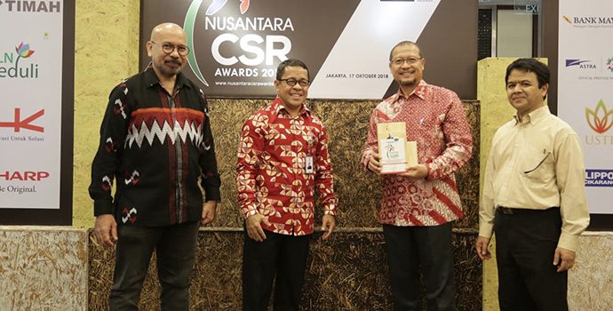 Berdayakan Pemuda dan Petani,  RU VI Balongan Raih Nusantara CSR Award 2018