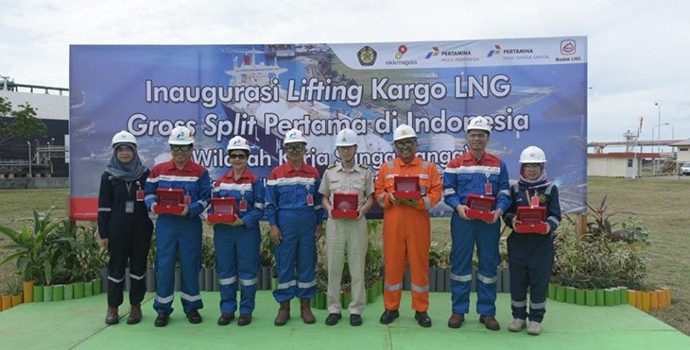 Pengapalan Perdana LNG dari WK Sanga Sanga