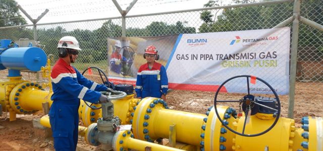 Pertagas Alirkan Gas Pertama di Pipa Grissik-Pusri
