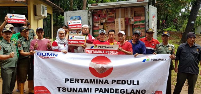 Bantu Korban Tsunami, Pertamina Salurkan Bantuan Tahap ke-2