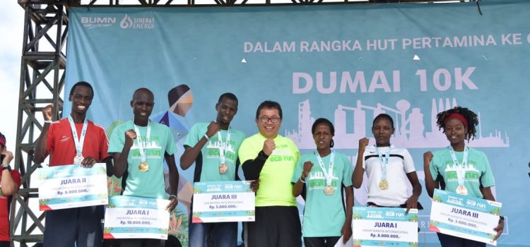 Peringati HUT ke-61 Pertamina Gelar Eco Run di Dumai