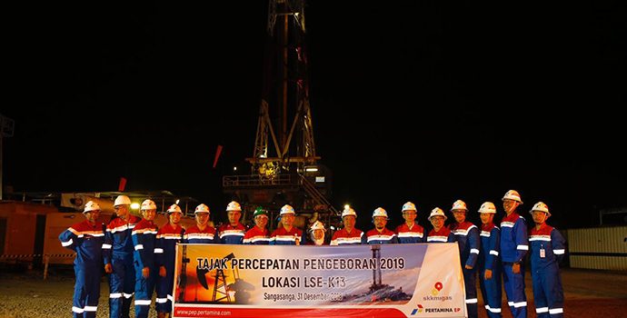 Awali Tahun 2019, Pertamina EP Bor Sumur LSE-K13