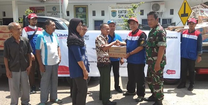 Pertamina Sumbagsel Beri Bantuan Untuk Korban Banjir di OKI