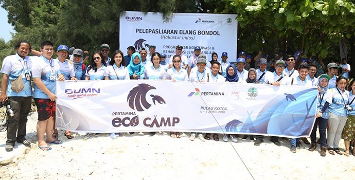 Aktif Lestarikan Elang Bondol, Pertamina Teguhkan Kerjasama dengan JAAN
