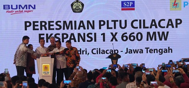 Presiden Resmikan Pengoperasian PLTU Cilacap 660 MW