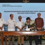 WK Migas Rimau Ditandatangani dengan Skema Gross Split