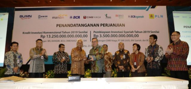 PLN Mendapat Kucuran Dana Rp 16,75 Triliun dari Sindikasi Bank Nasional