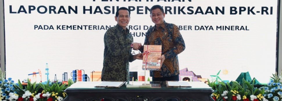 Kementerian ESDM Raih Opini Wajar Tanpa Pengecualian