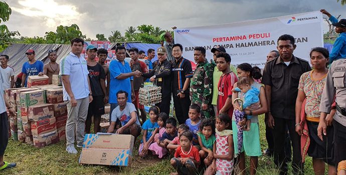 Pertamina Kirim Bantuan untuk Korban Gempa Halmahera Selatan