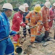 Semburan Gas dari Sumur Bor Warga Ditangani Pertamina
