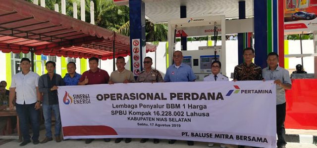 Pertamina Penuhi Target Operasikan BBM Satu Harga di Nias