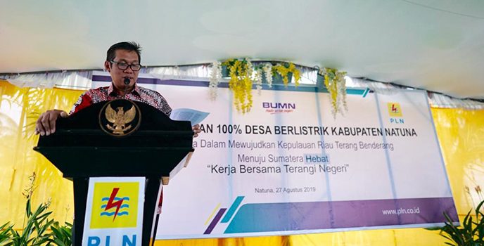 100 Persen Desa di Natuna Sudah Berlistrik