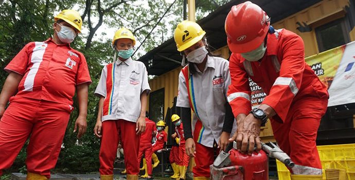 Pertamina Bekali Operator SPBU Dengan Pelatihan Keselamatan Kerja