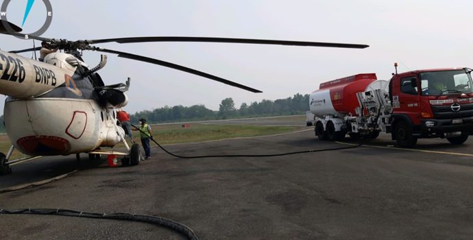 Pertamina Pro Aktif Padamkan Karhutla di Sumatera