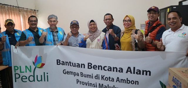 PLN Peduli dan YBM PLN Hadir Bagi Korban Gempa Ambon