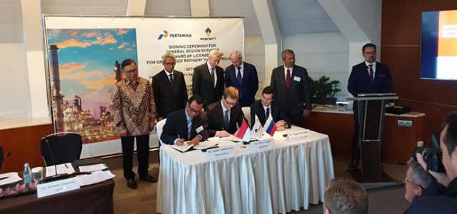 Kejar Target 2025, Joint Venture Pertamina-Rosneft Teken Kontrak Desain Kilang Tuban