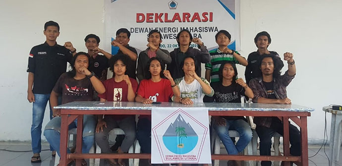 Mahasiswa Di Sulut Deklarasikan Diri Pembentukan DEM