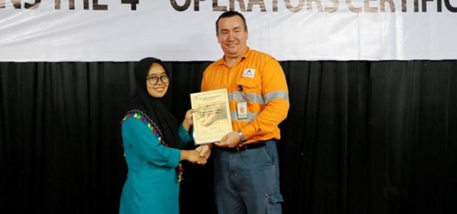 Tambang Emas Martabe Gelar Penganugerahan Sertifikasi Keahlian ke-4