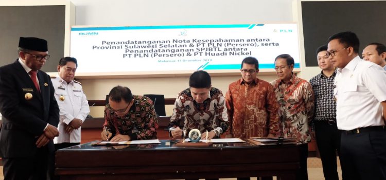 Bangun Gairah Ekonomi Daerah. PLN Teken MoU dengan Pemprov Sulsel