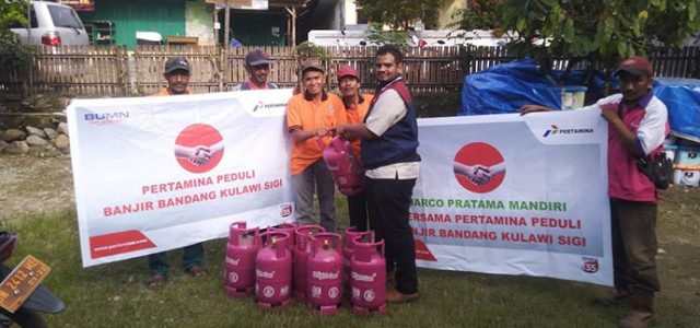 Pertamina Salurkan Bantuan Untuk Korban Banjir Sigi