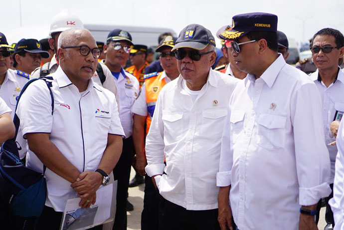 nataru, sejumlah menteri lakukan kunker ke lampung