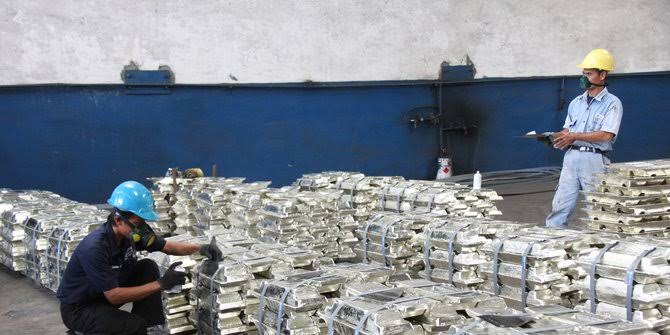 Produk Timah Indonesia Jangan Tergantung pada Harga Global