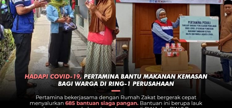 Dari Jakarta hingga Jayapura, Pertamina Perluas Bantuan Masker hingga Sembako