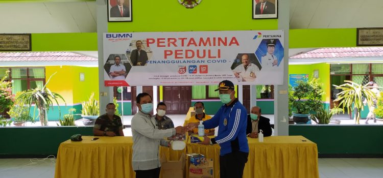 Antisipasi Sebaran Covid-19, Pertamina Bagikan 10 Ribu Masker untuk Masyarakat Tuban
