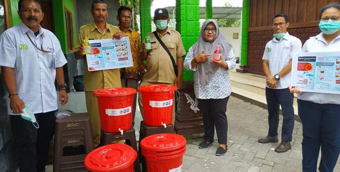 Pertamina EP Cepu Salurkan Bantuan Pencegahan COVID-19