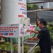 Pertamina Tambah Bantuan Tandon Air Cuci Tangan Untuk Cegah COVID-19 di Jayapura