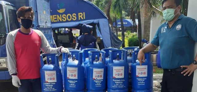 Pertamina Salurkan Bantuan LPG untuk Dapur Umum