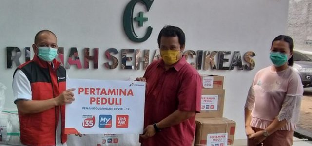 Pertamina Peduli Salurkan APD di Sejumlah Faskes Wilayah Kab Bogor