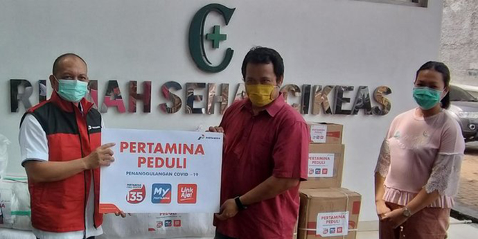 Pertamina Peduli Salurkan APD di Sejumlah Faskes Wilayah Kab Bogor