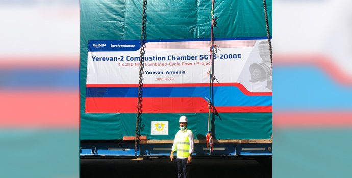 Barata Indonesia Ekspor Combustion Chambe ke Armenia